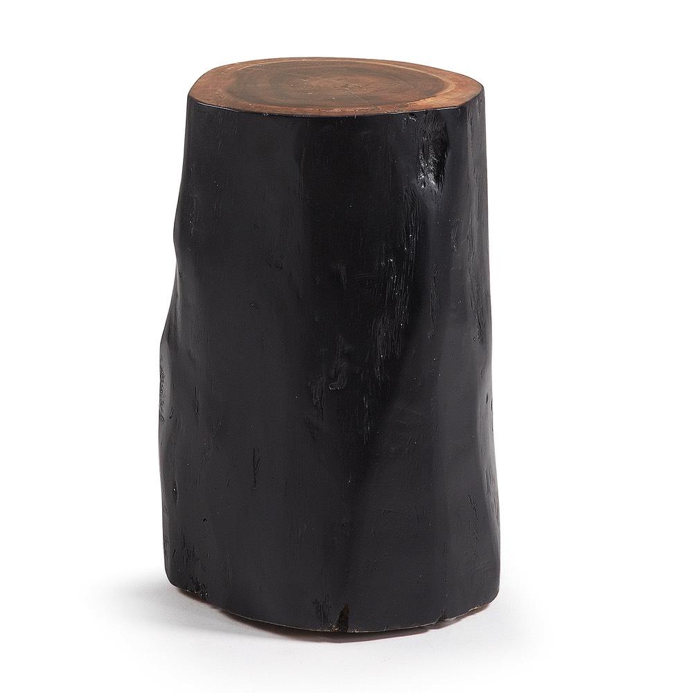Accessoires et décoration - HOMEY Repose-pieds bois suar noir