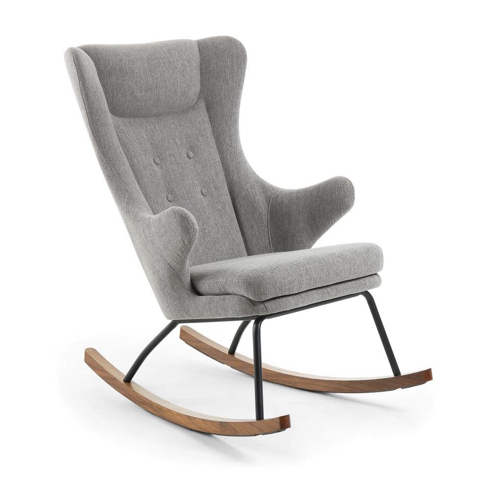 Accessoires et décoration - TRESSER Chaise à bascule métal noir tissu gris