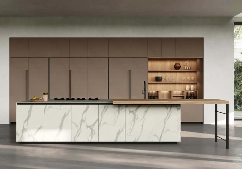 Mobilier italien haut de gamme Kreacuisine Cenza